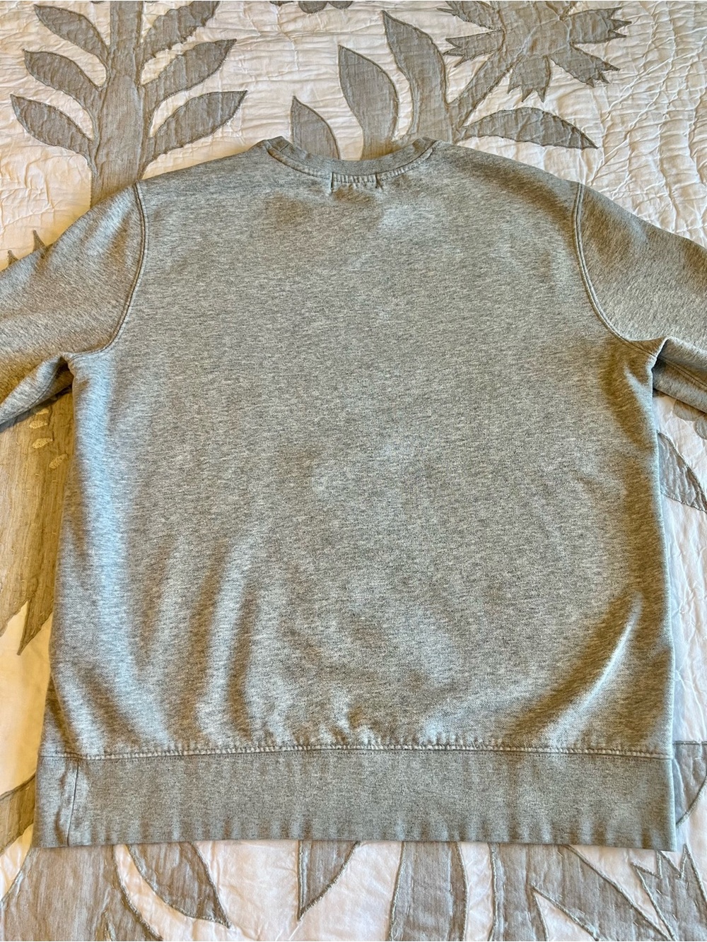 Polo Ralph Lauren Paint Splatter Bear Grey Sweatshirt Pullover Crewneck Medium - Picture 6 of 10